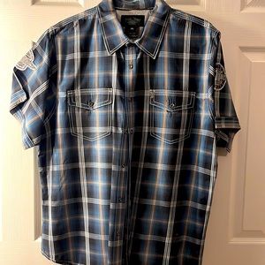 Mens HD shirt sleeve dress shirt